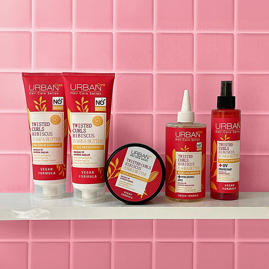 Urban Care Twisted Curls Hibiscus and Shea Butter Curl Defining Pre-Shower Hair Care Mask 50 ml
