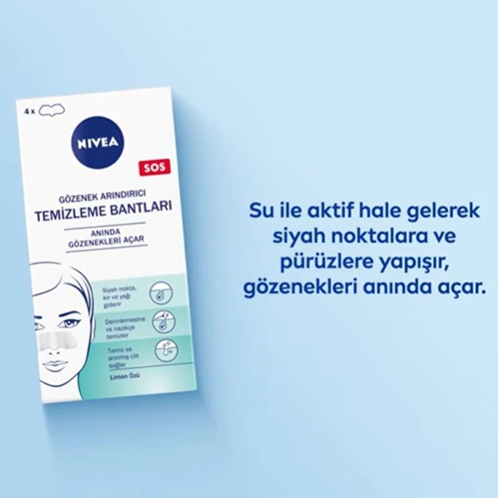 Nivea Blackhead Remover and Pore Purifying Nose T-Tape 1 Box