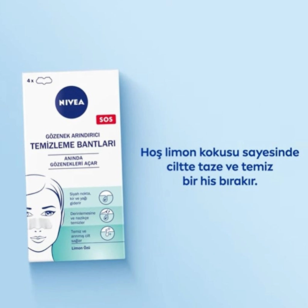 Nivea Blackhead Remover and Pore Purifying Nose T-Tape 1 Box