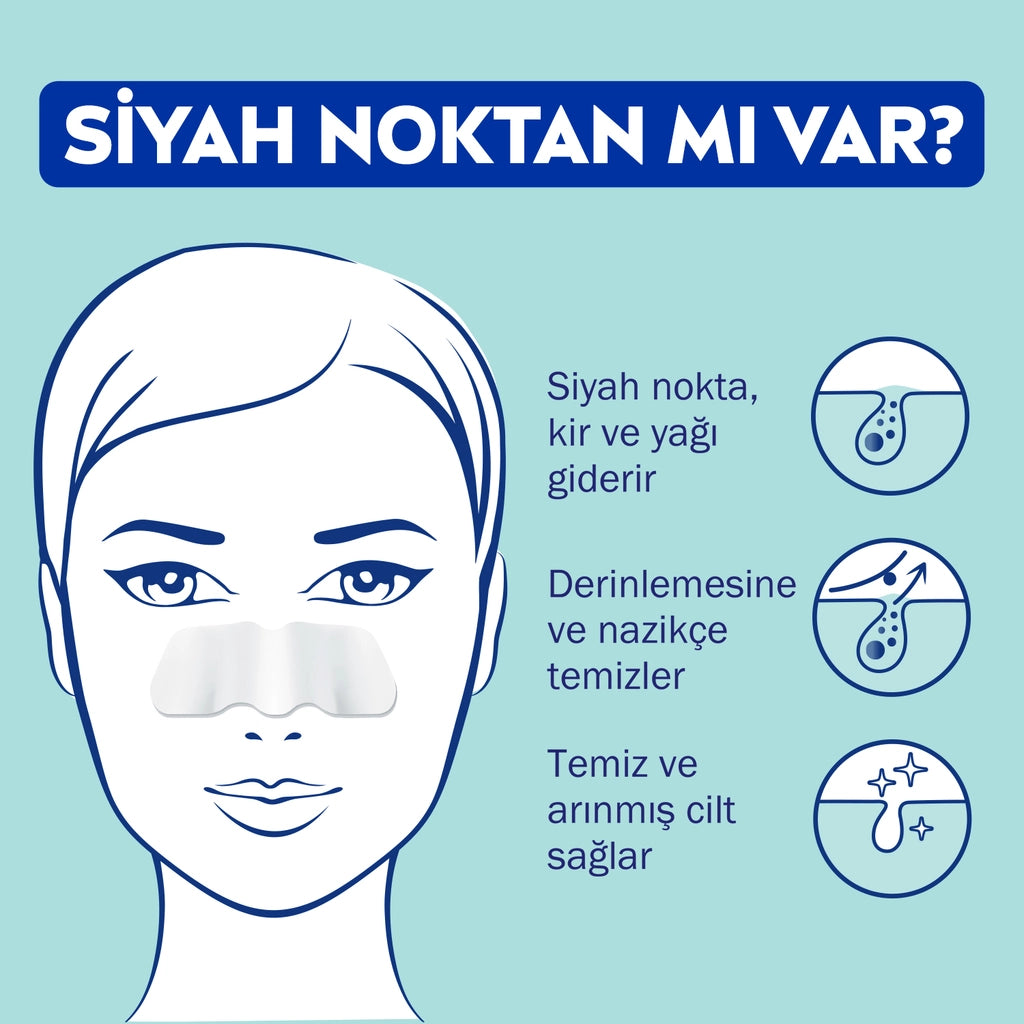 Nivea Blackhead Remover and Pore Purifying Nose T-Tape 1 Box