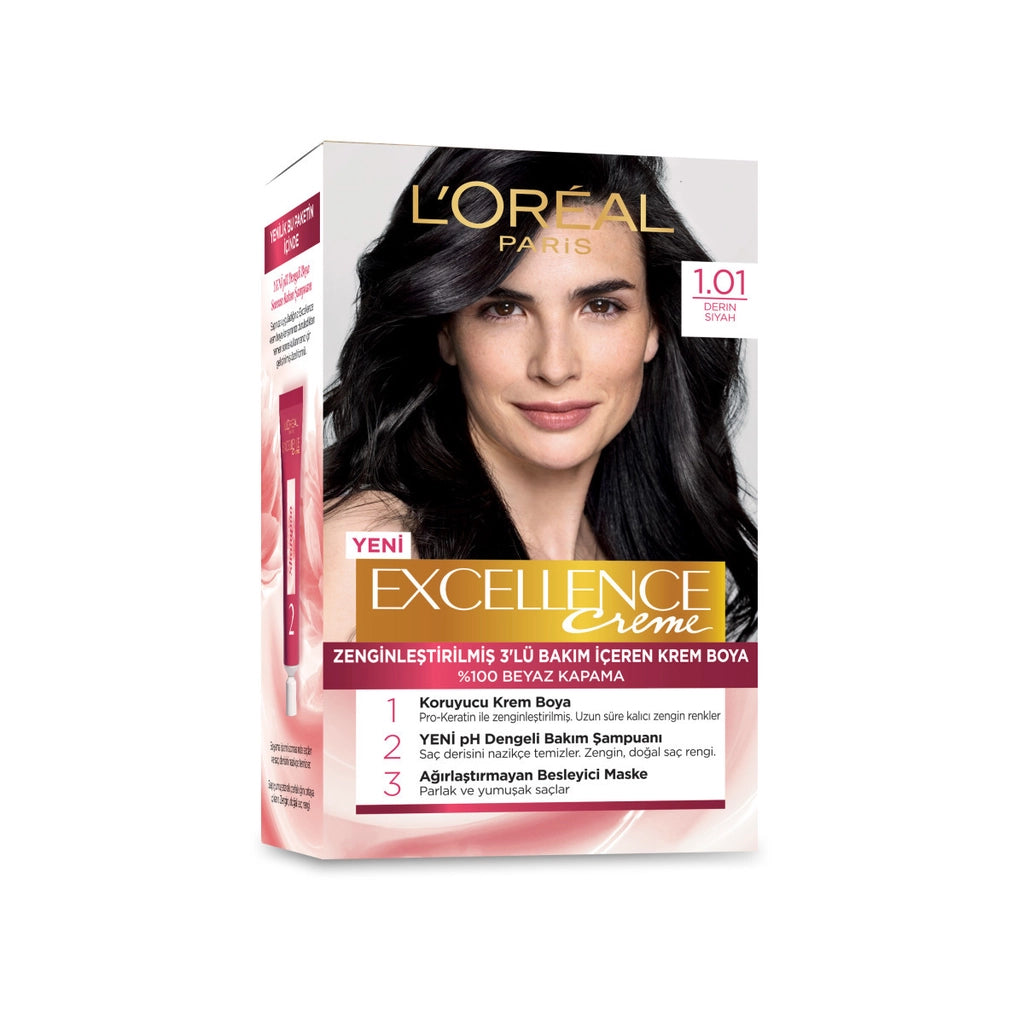 Loreal Paris Excellence Creme Hair Dye - 9.1 Blonde Ash