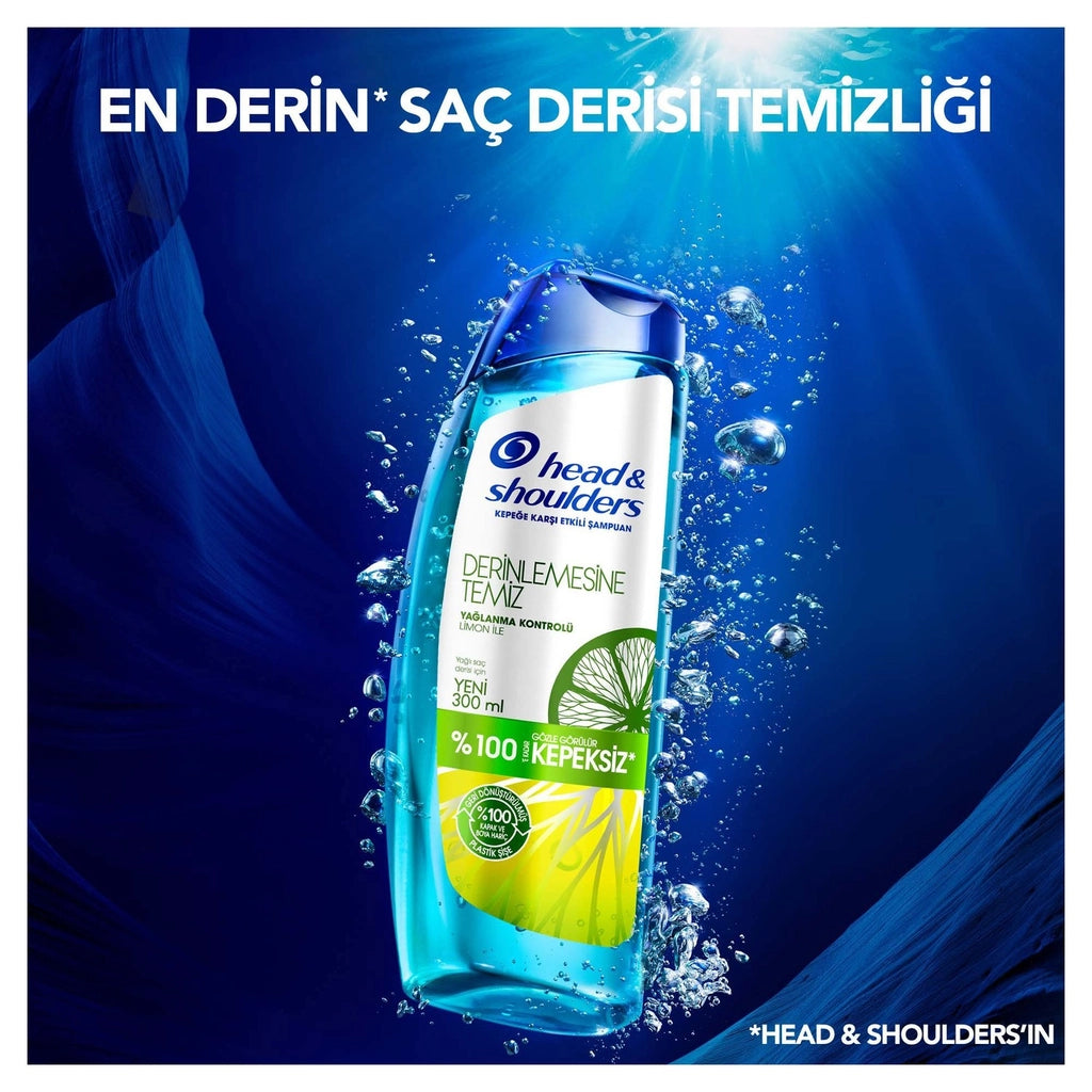 Head & Shoulders Deep Clean Oil Control Anti-Dandruff Shampoo 300 ml