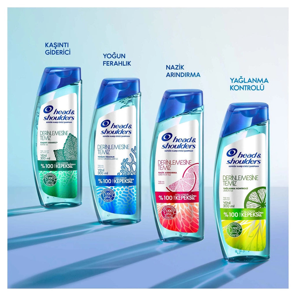 Head & Shoulders Deep Clean Oil Control Anti-Dandruff Shampoo 300 ml