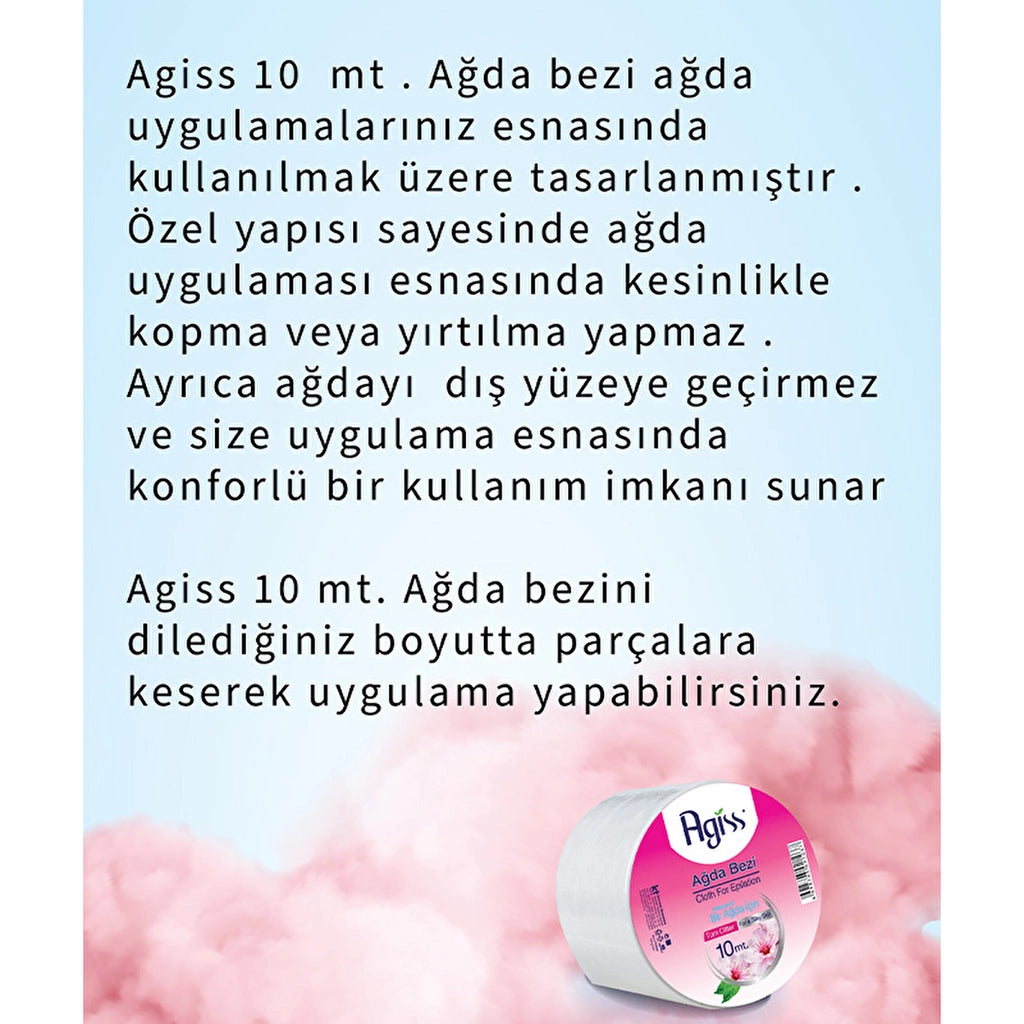 Agiss Waxing Cloth Roll 10 Meters