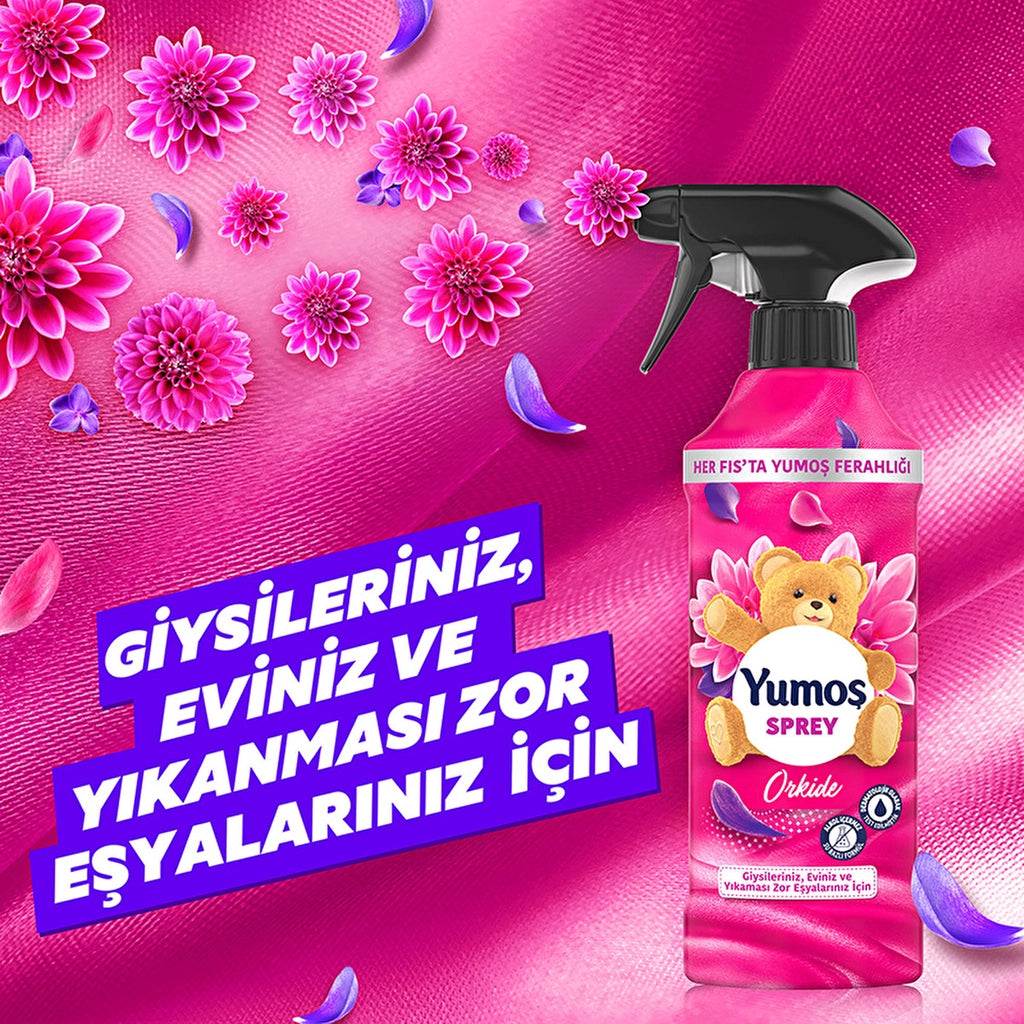 Yumoş Home and Textile Spray Orkide For Items Difficult to Wash 450 ml