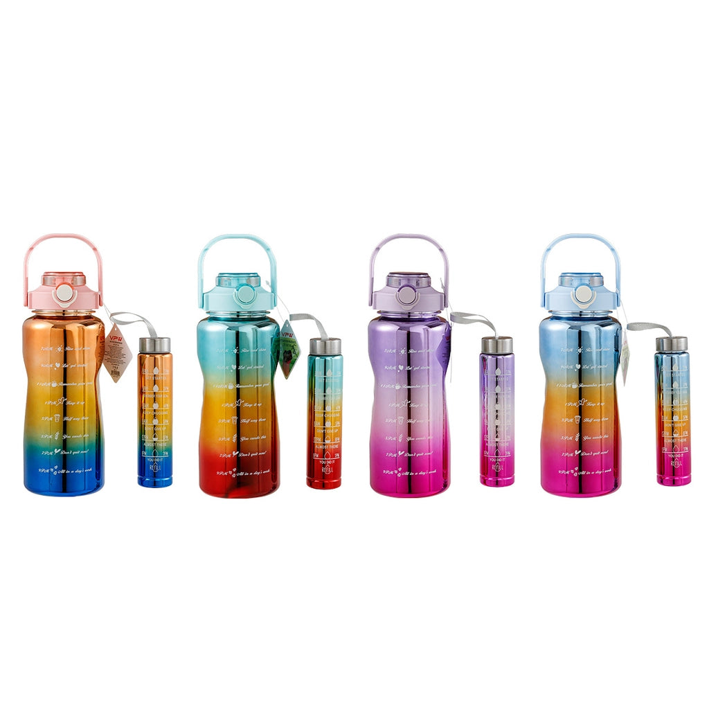 VPW Motivation Flask Set of 2 UV Coated (Assorted)