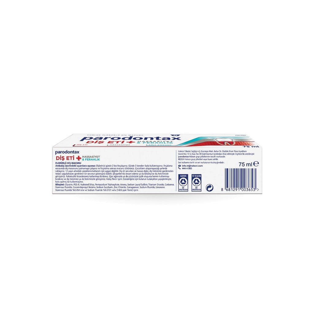 Parodontax Gum+ Sensitivity and Freshness Toothpaste 75 ml