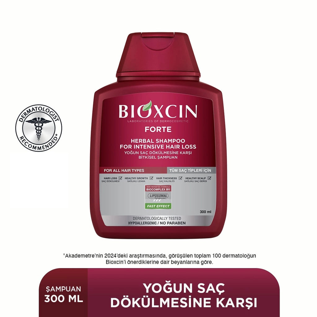 Bioxcin Forte Herbal Shampoo Against Hair Loss All Hair Types 300 ml
