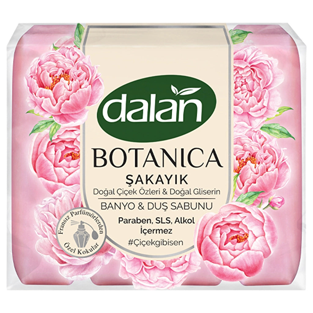 Dalan Botanica Peony Bath & Shower Soap 150 gr x 4