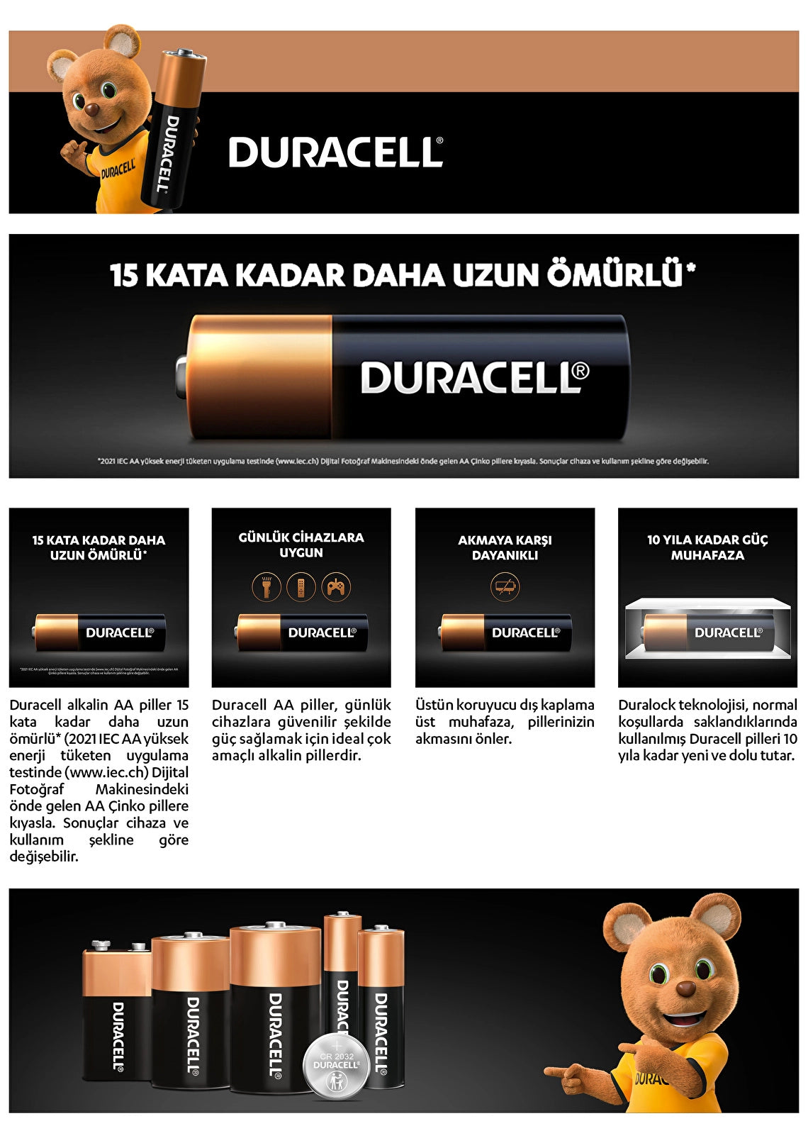 Duracell Basic Slim Pen Batteries 4 AAA