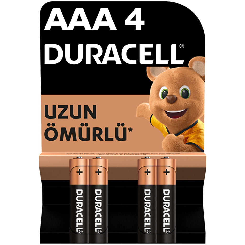 Duracell Basic Slim Pen Batteries 4 AAA