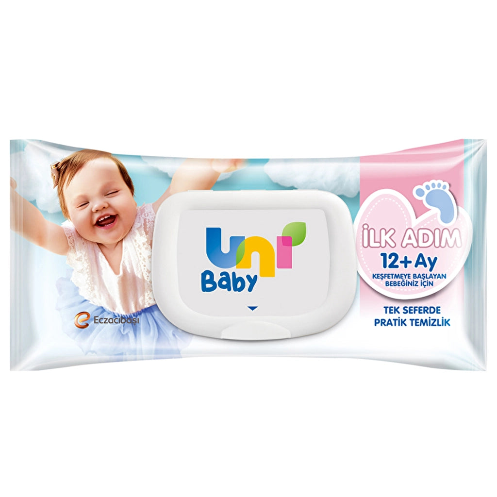 Uni Baby First Step Baby Wet Wipes 52 Pack