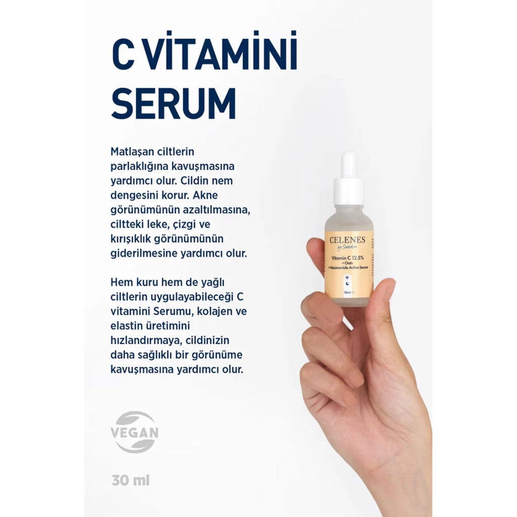 Celenes Brightening and Skin Tone Equalizing Rena Vitamin C Face Serum 30 ml