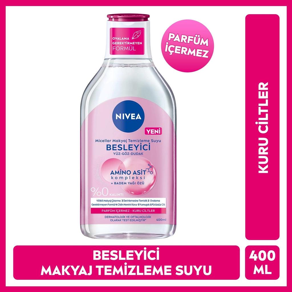 Nivea Micellar Nourishing Face Make-up Cleansing Water for Eyes and Lips 400 ml