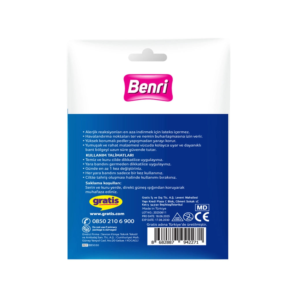 Benri Mixed Band Aid 50 Pack
