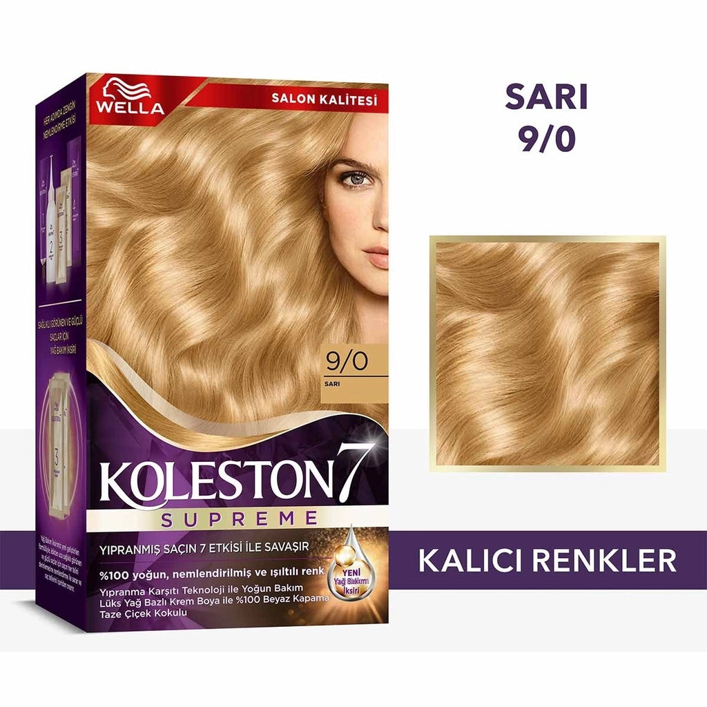 Wella Koleston Supreme Hair Dye 9/0 Yellow