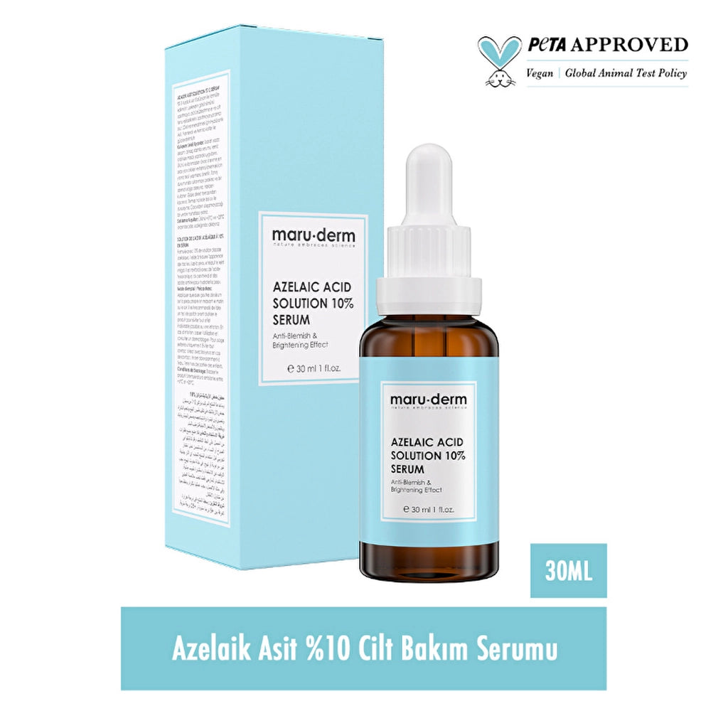 Maruderm Azelaic Acid 10% Brightening Anti-Blemish Skin Care Serum 30 ml