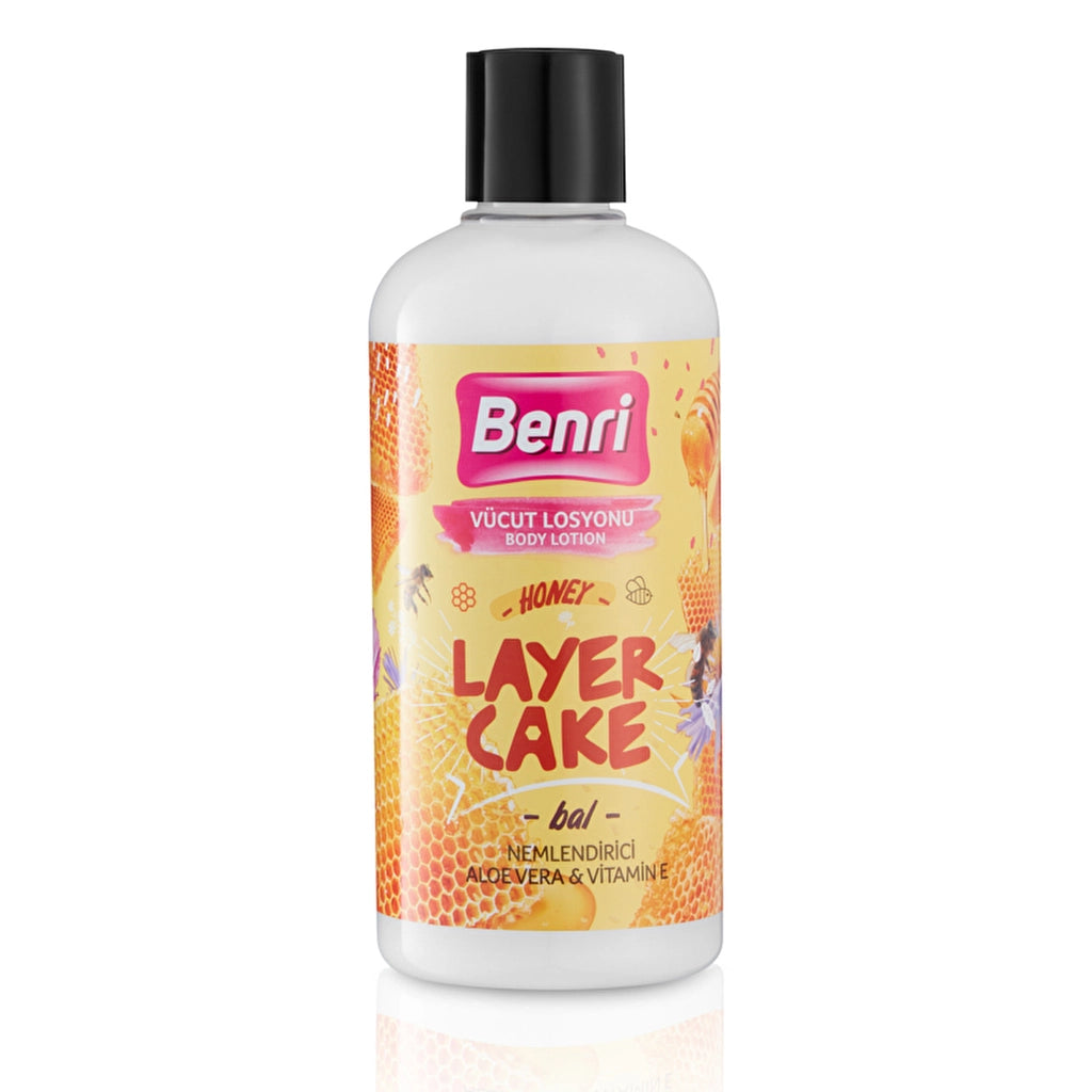 Benri Strawberry Poke Cake Body Lotion 500 ml