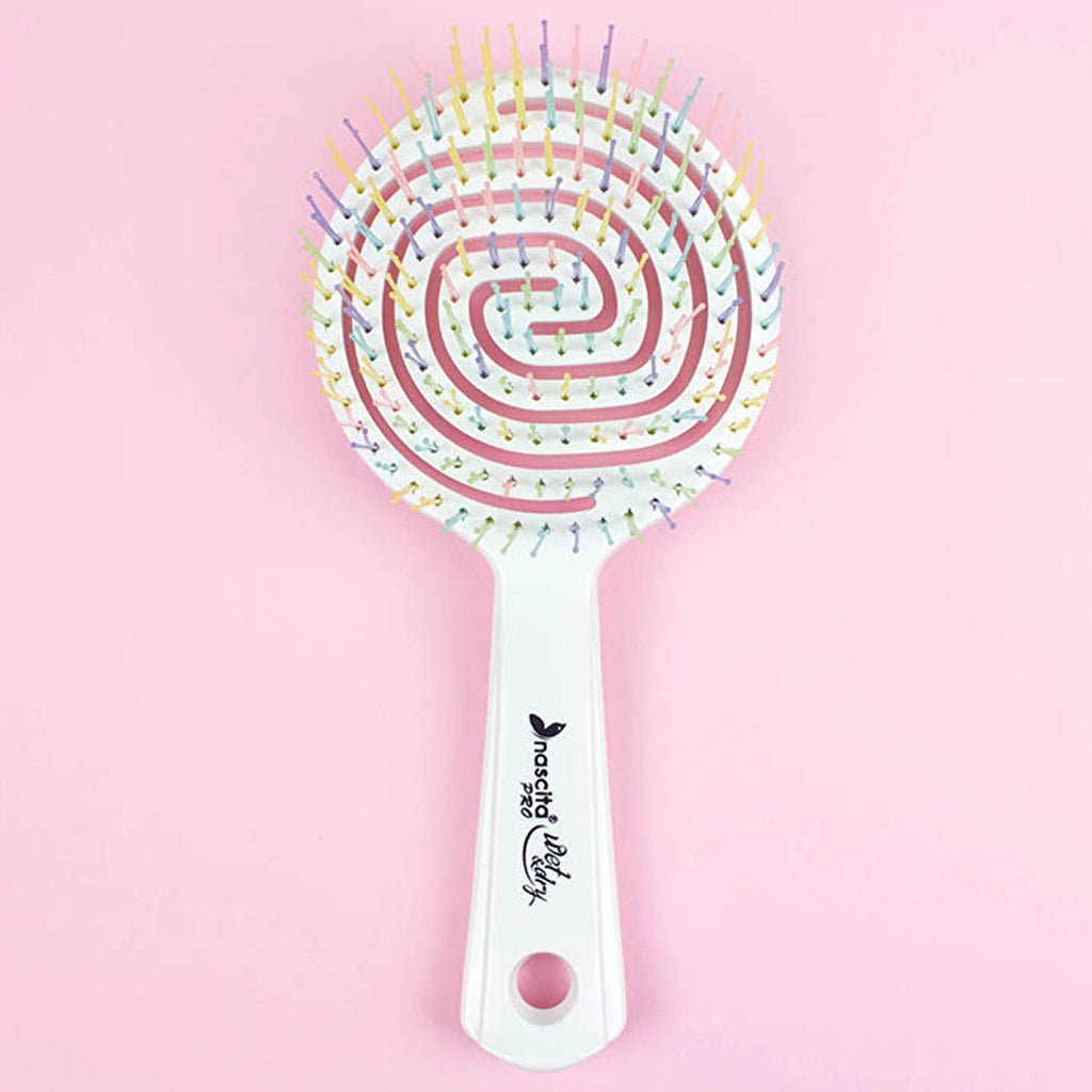 Nascita Pro Three-Dimensional Oval Hair Brush 05 White