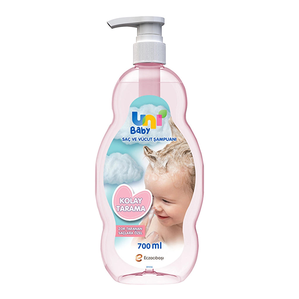 Uni Baby Easy Comb Hair and Body Shampoo 700 ml
