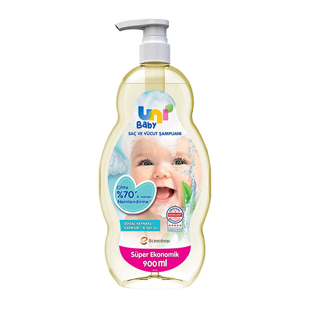 Uni Baby Hair and Body Shampoo 900 ml