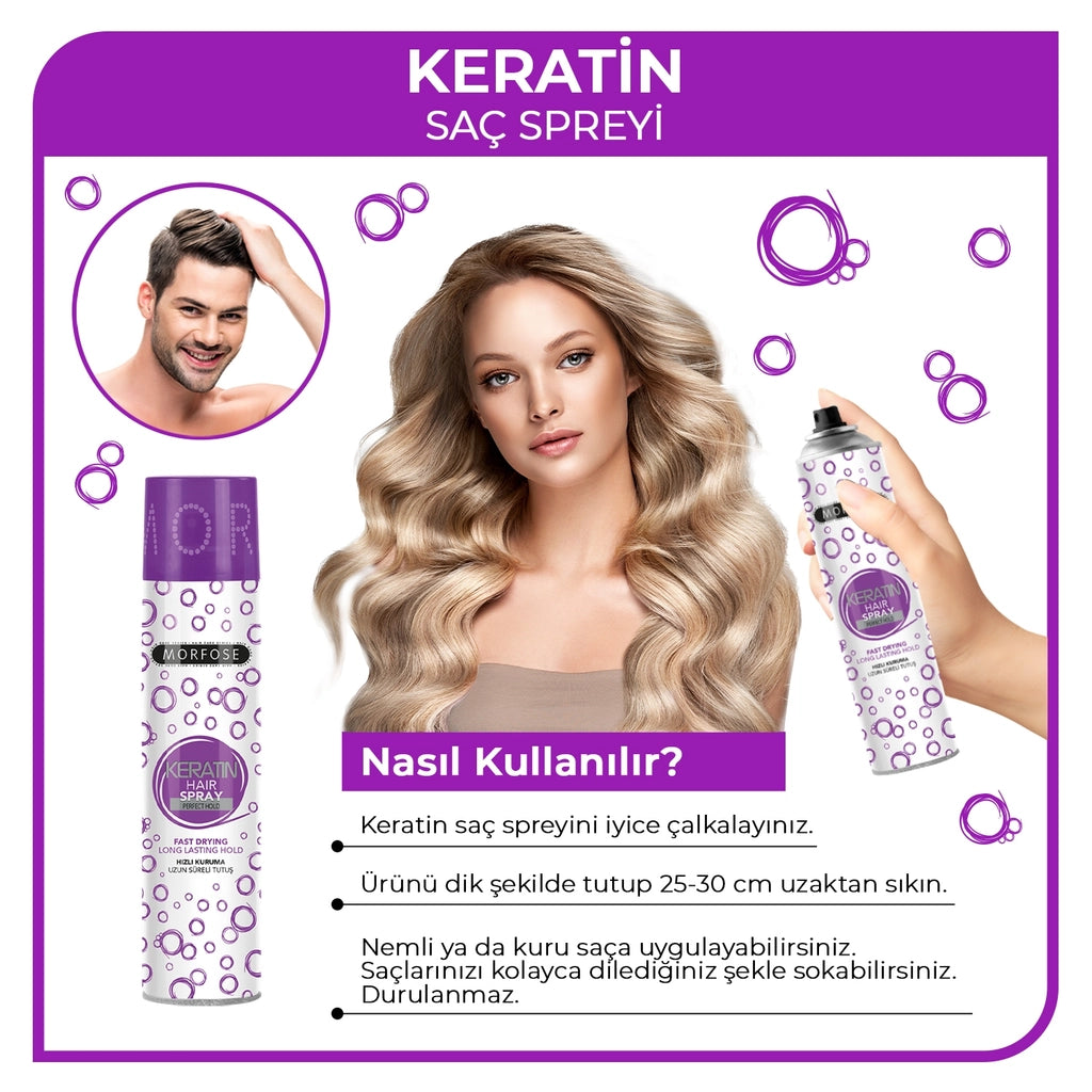 Morfose Keratin Hair Spray 250 ml