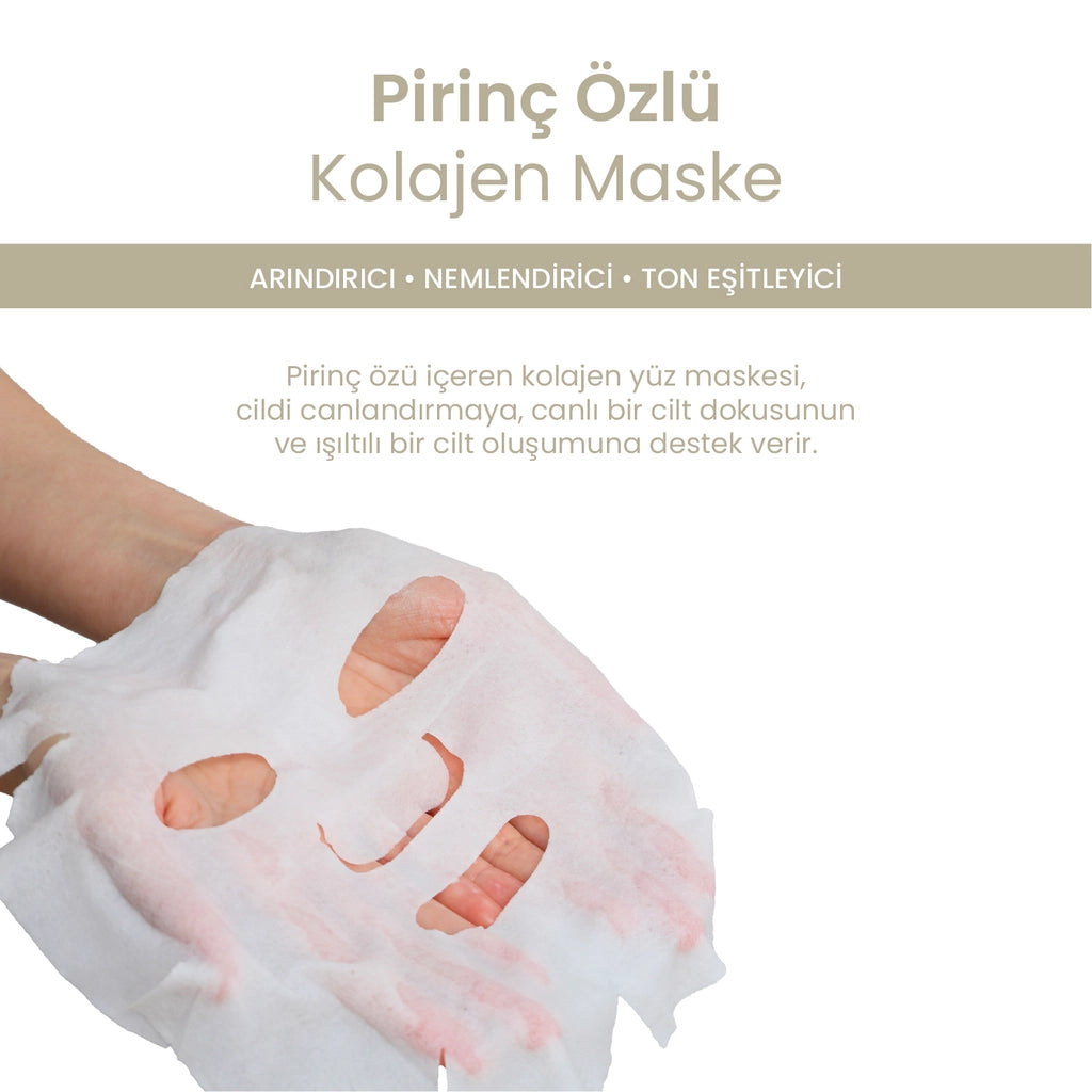 Dermal Rice Extract Collagen Mask 23 gr