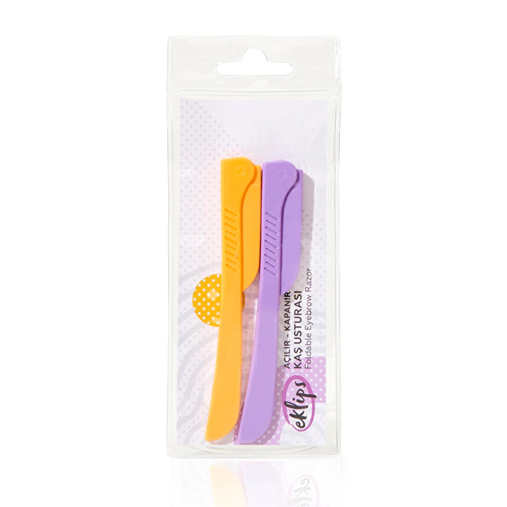 Eklips 2-pack Folding Eyebrow Razor