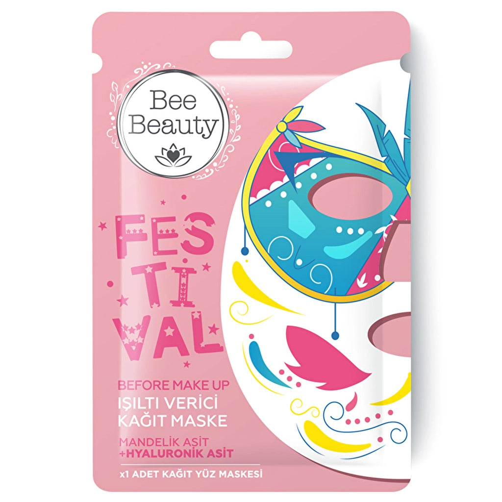 Bee Beauty After Party Paper Mask