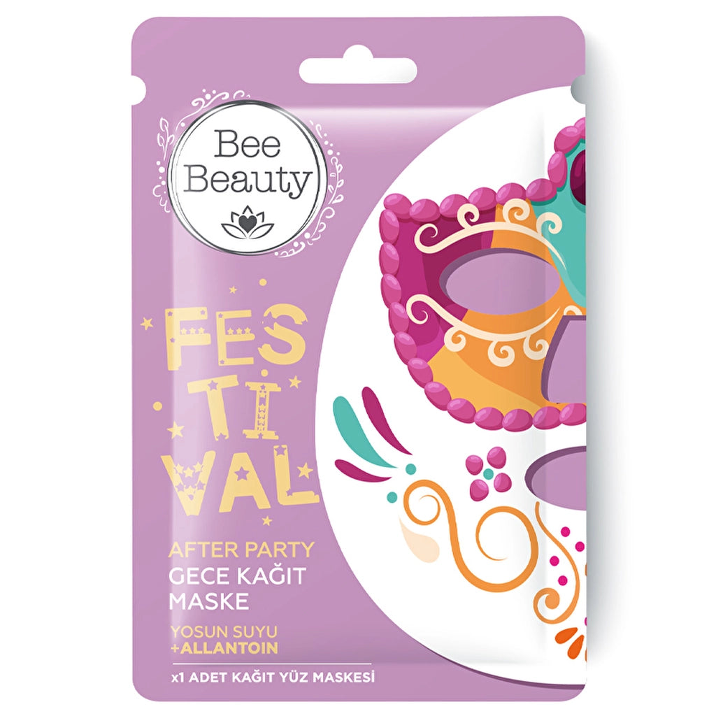 Bee Beauty After Party Paper Mask