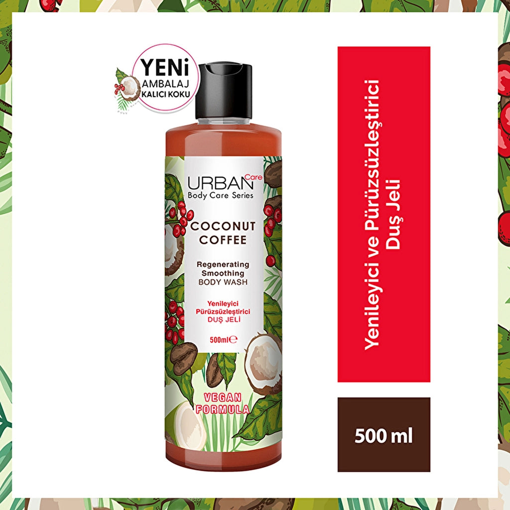 Urban Care Coconut Coffee Renewing and Smoothing Shower Gel 500 ml