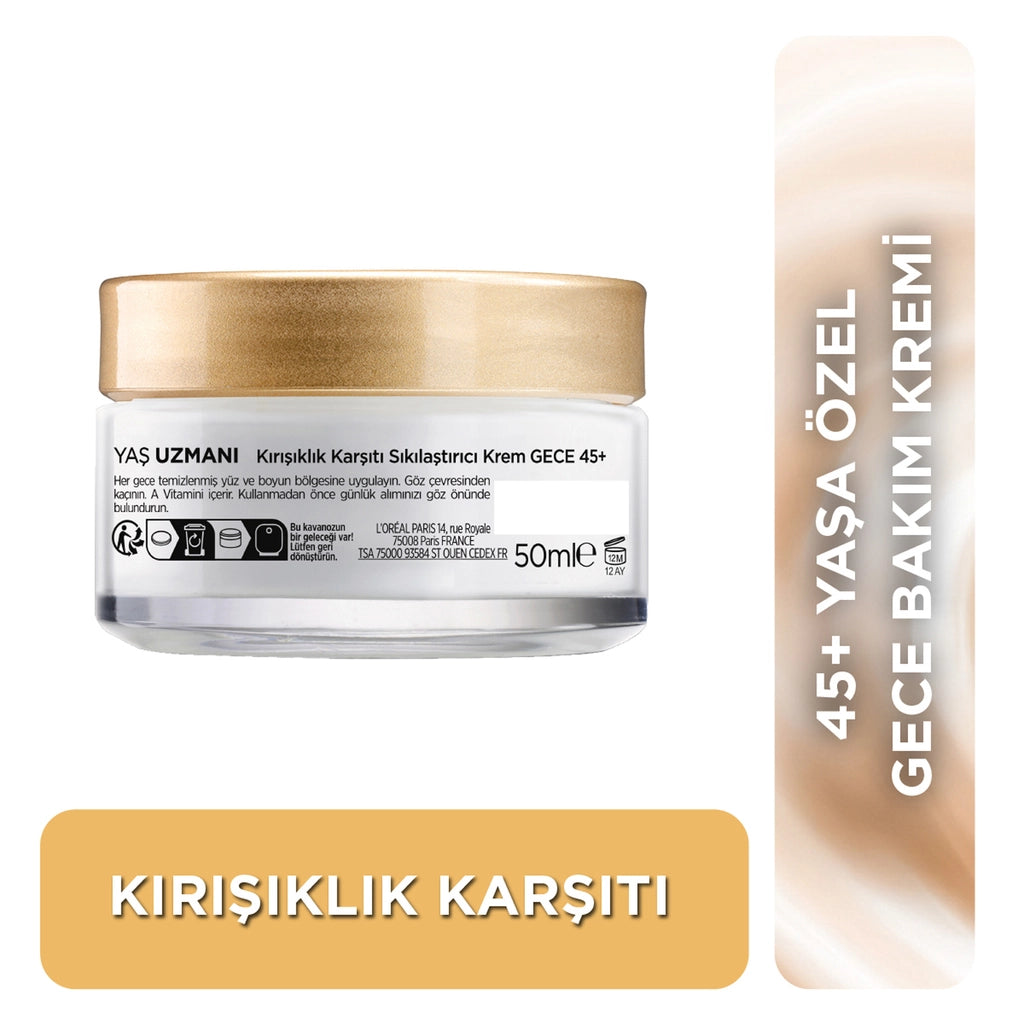 Loreal Paris Age Expert 45+ Anti-Wrinkle Firming Night Cream 50 ml