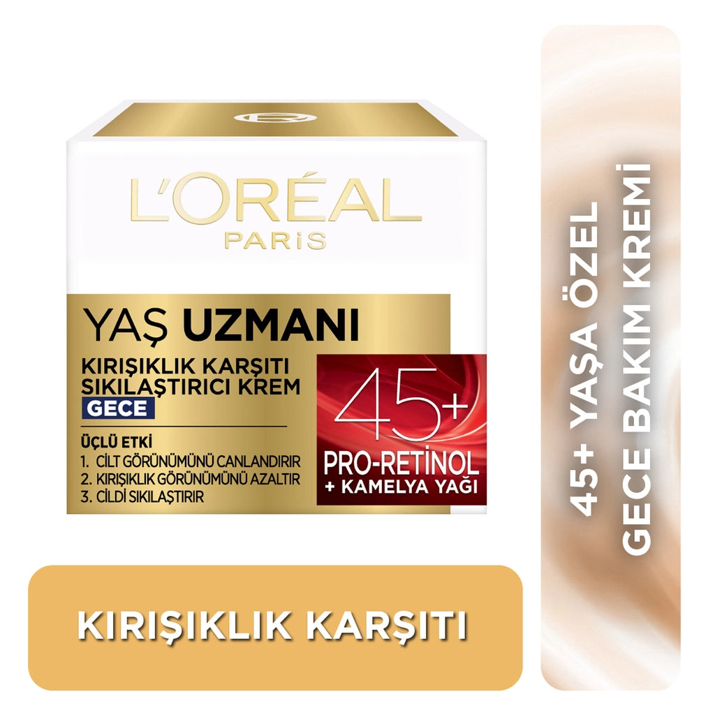 Loreal Paris Age Expert 45+ Anti-Wrinkle Firming Night Cream 50 ml