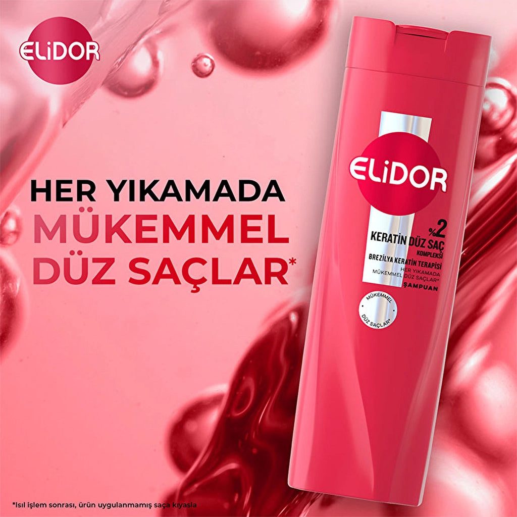 Elidor Brazilian Keratin Therapy Hair Care Shampoo 400 ml