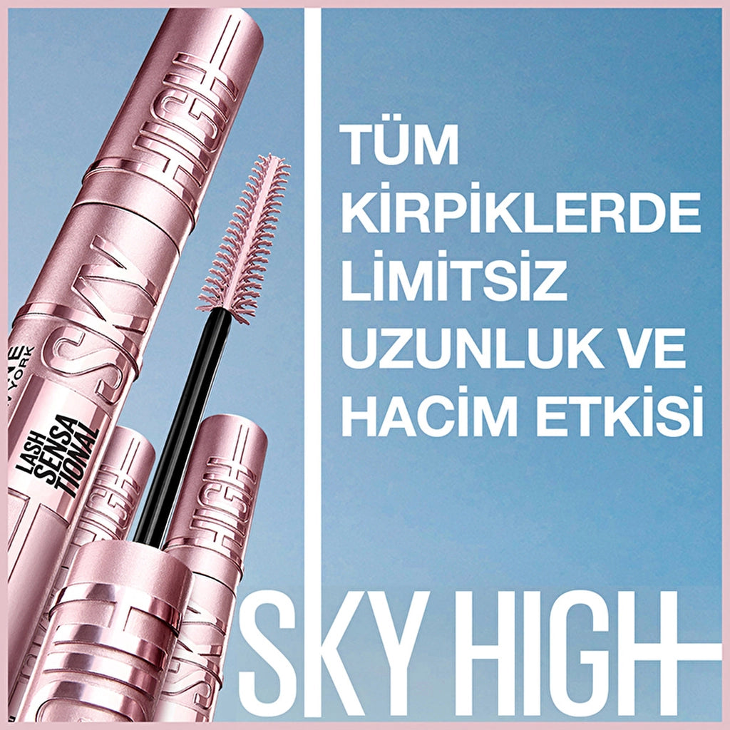 Maybelline New York Lash Sensational Sky High Waterproof Waterproof Mascara Extra Black
