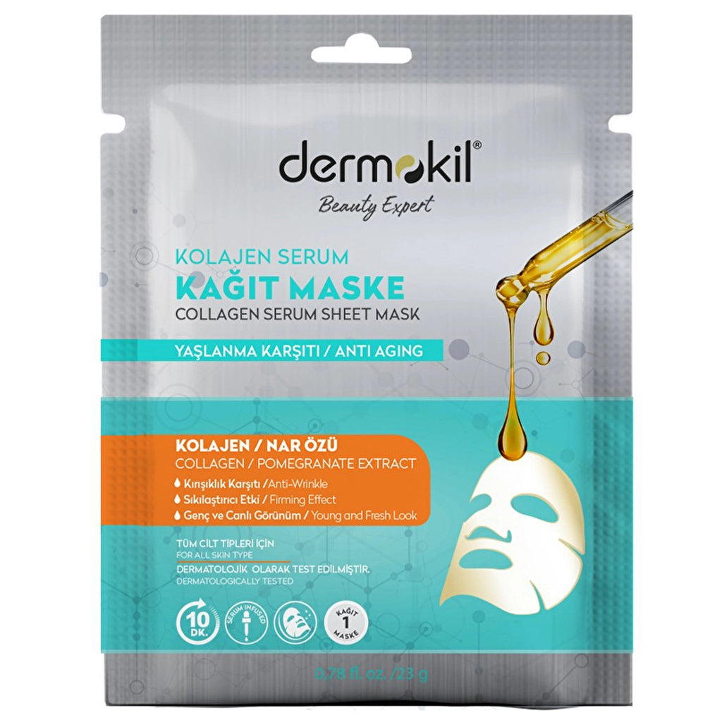 Dermokil Paper Serum Mask with Collagen Content