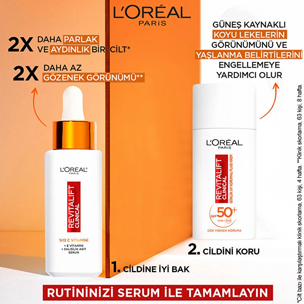 Loreal Paris Revitalift Clinical SPF 50+ Daily High UV Protection Facial Sunscreen 50 ml