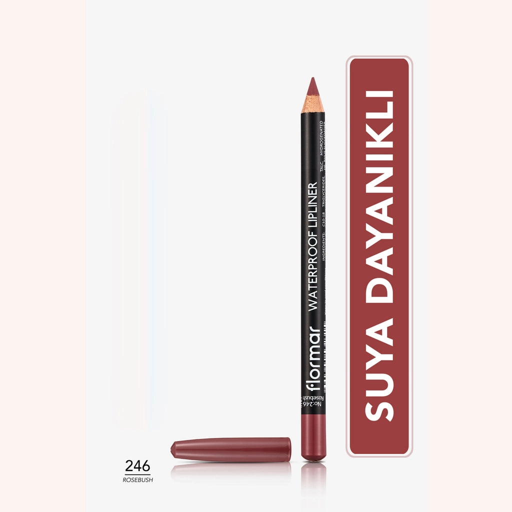Flormar Waterproof and Intensely Pigmented Matte Lip Pencil 235 Undressed
