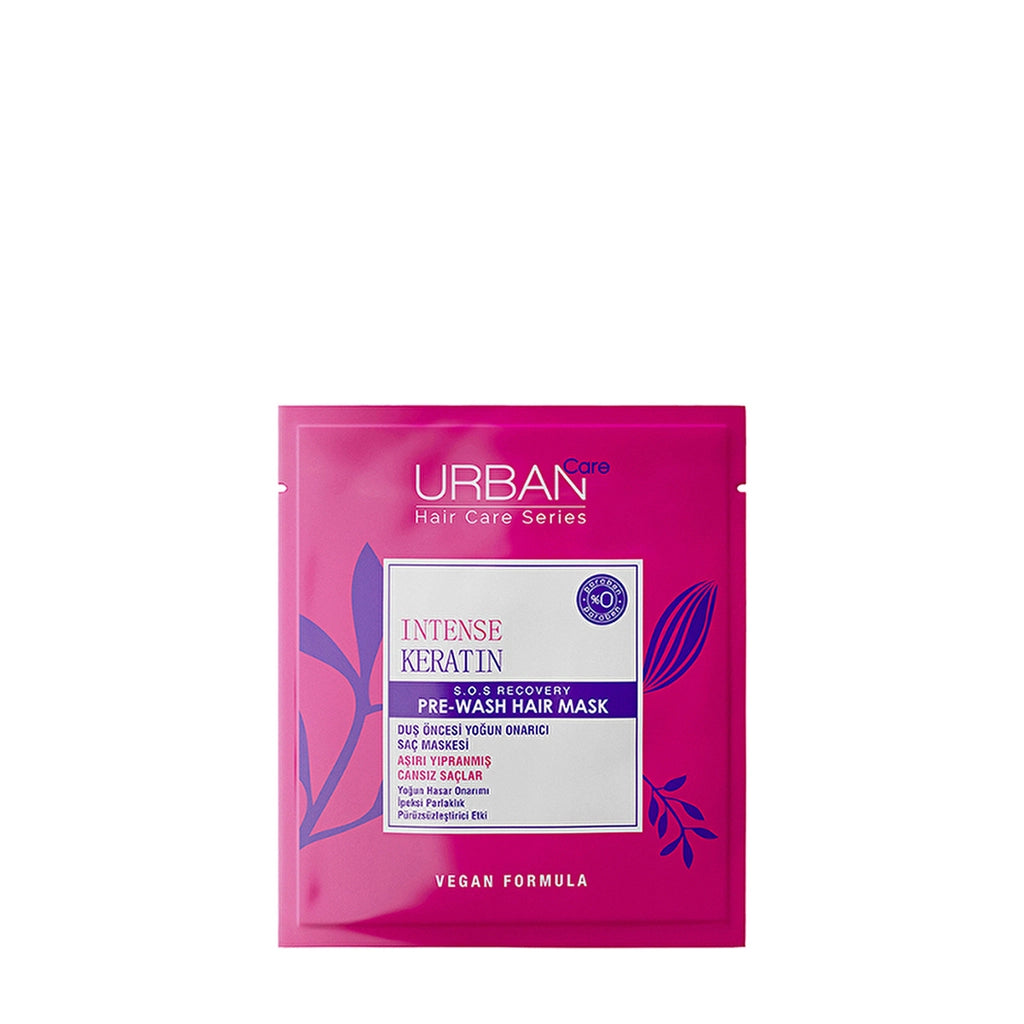Urban Care Intense Keratin Damage Repair and Shine Pre-Shower Hair Care Mask 50 ml