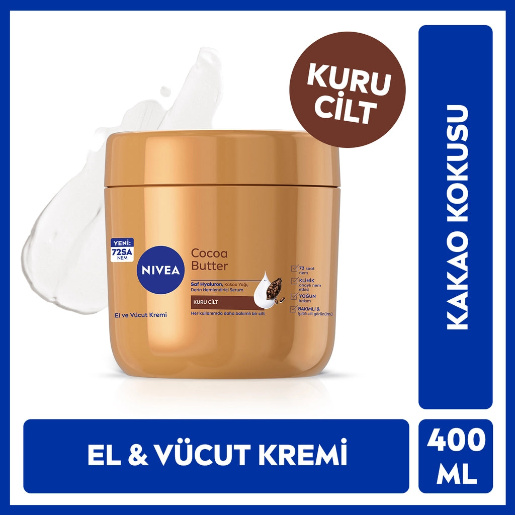 Nivea Cocoa Butter Hand and Body Care Cream 400 ml