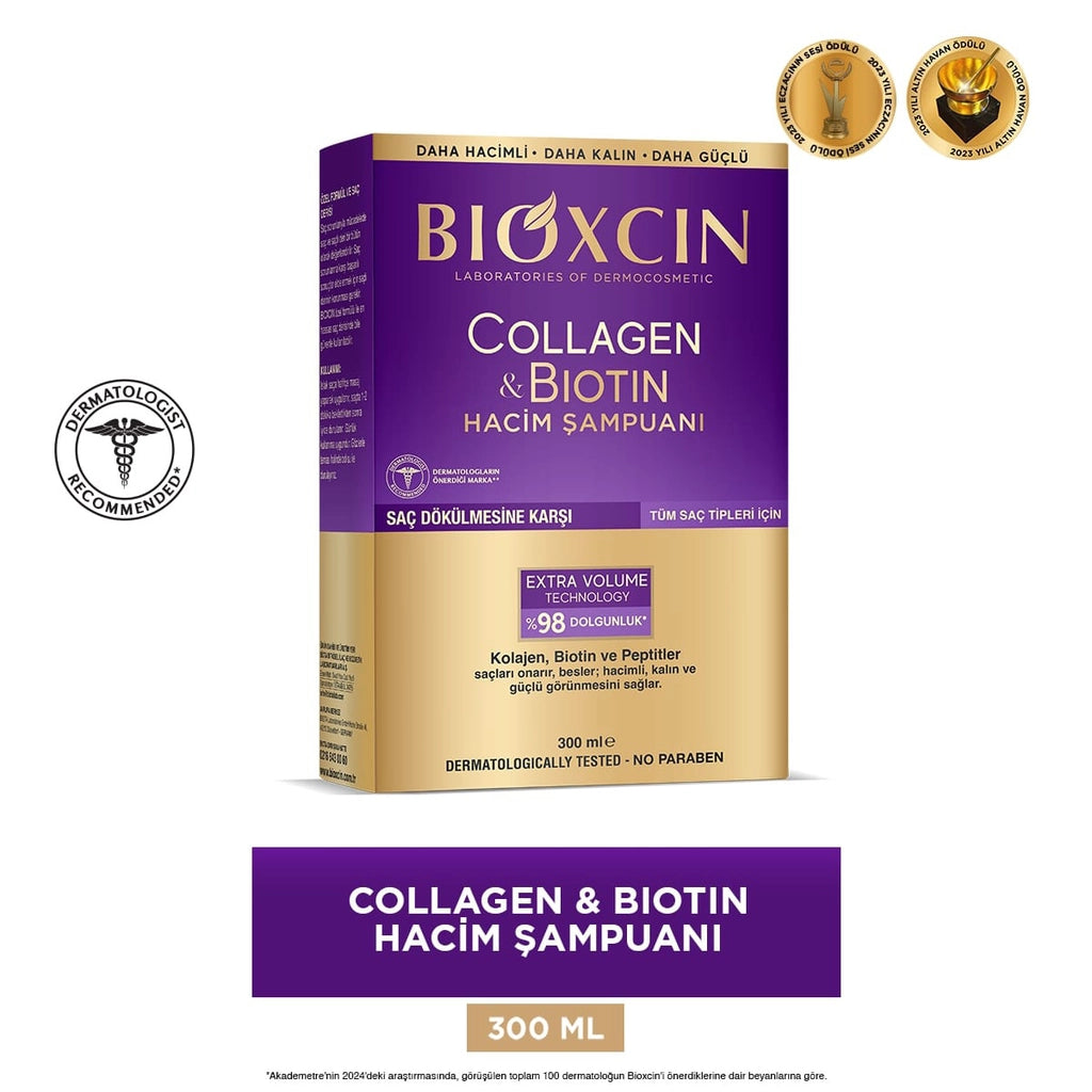 Bioxcin Collagen & Biotin Volume Shampoo 300 ml