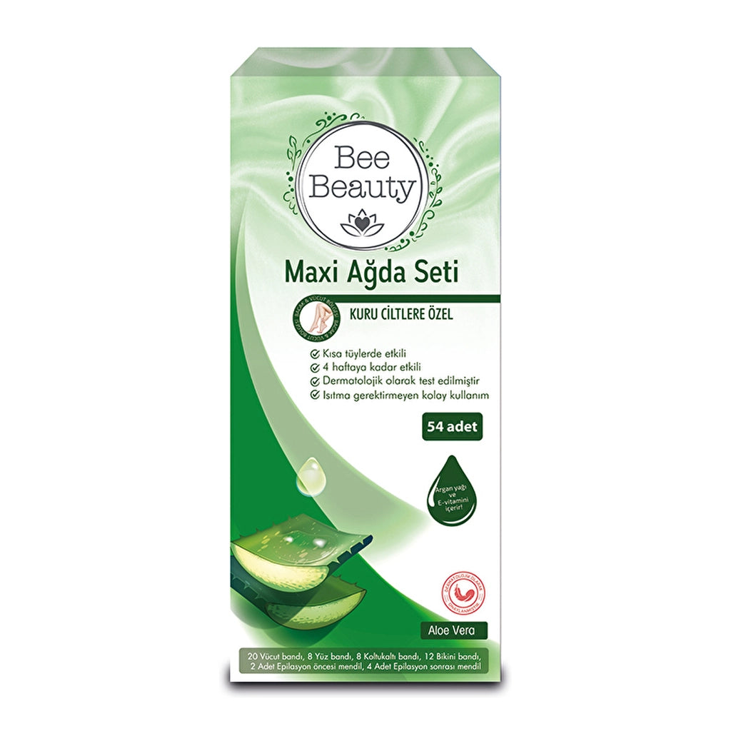 Bee Beauty Maxi Waxing Set Aloe Vera 54pcs