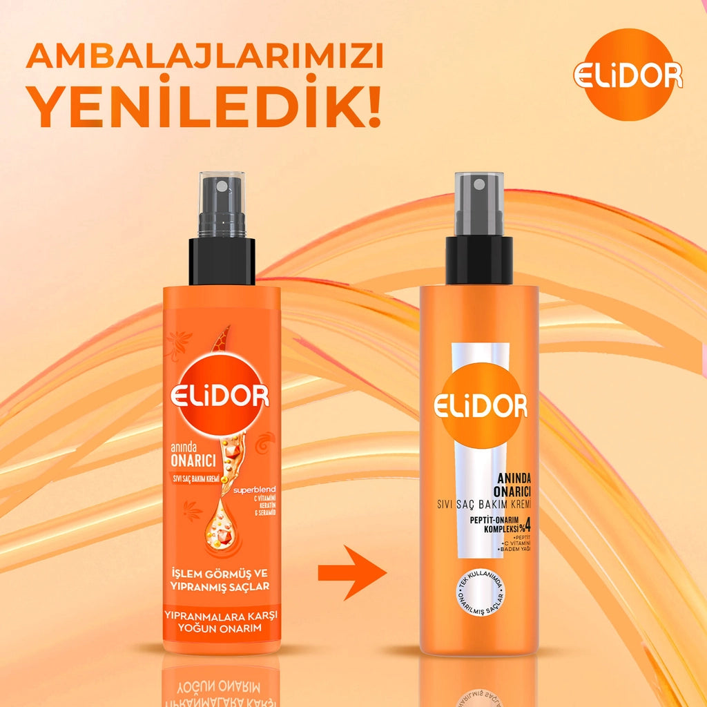 Elidor Instant Repair Liquid Hair Care Cream 200 ml