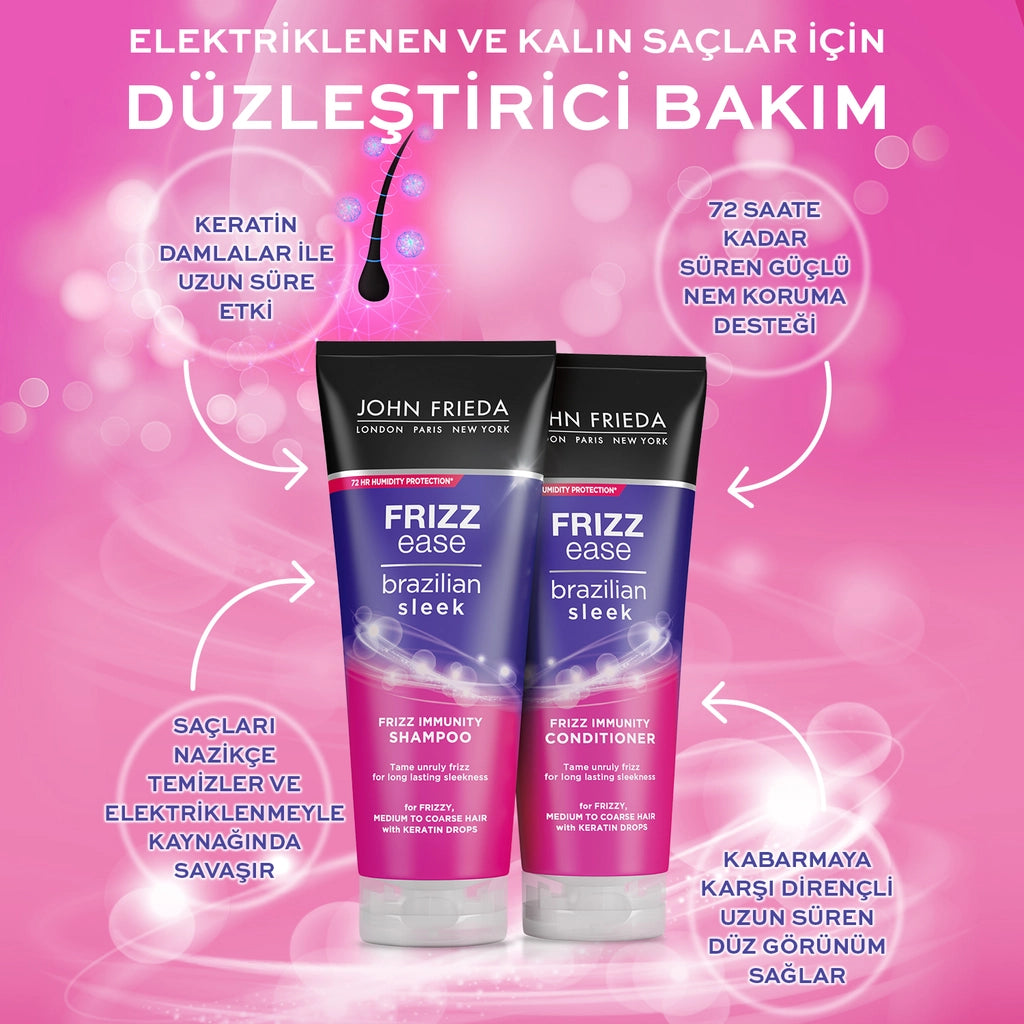 John Frieda Brazilian Sleek Shampoo 250 ml