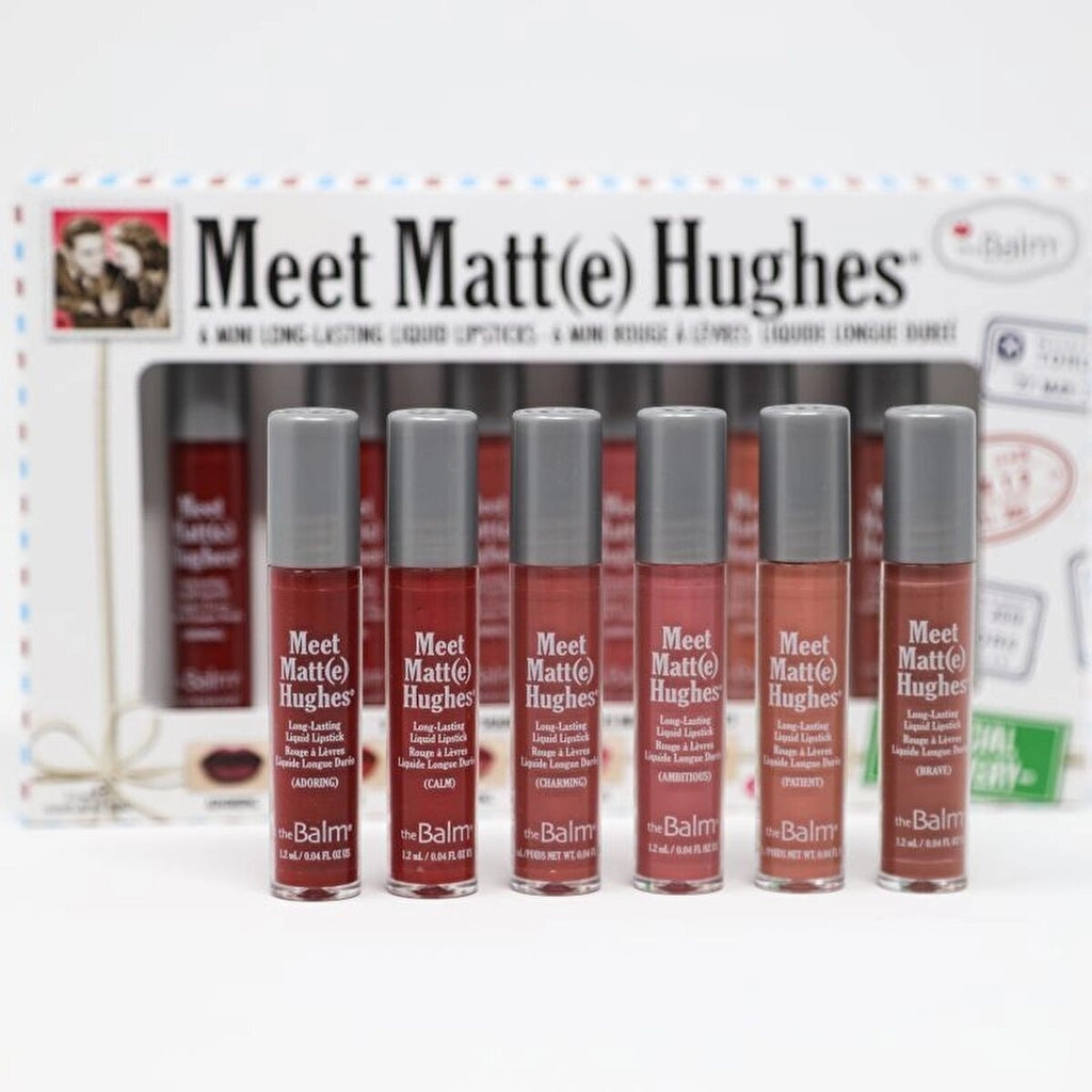 theBalm Meet Matte Hughes Special Delivery 6-Piece Lipstick Set