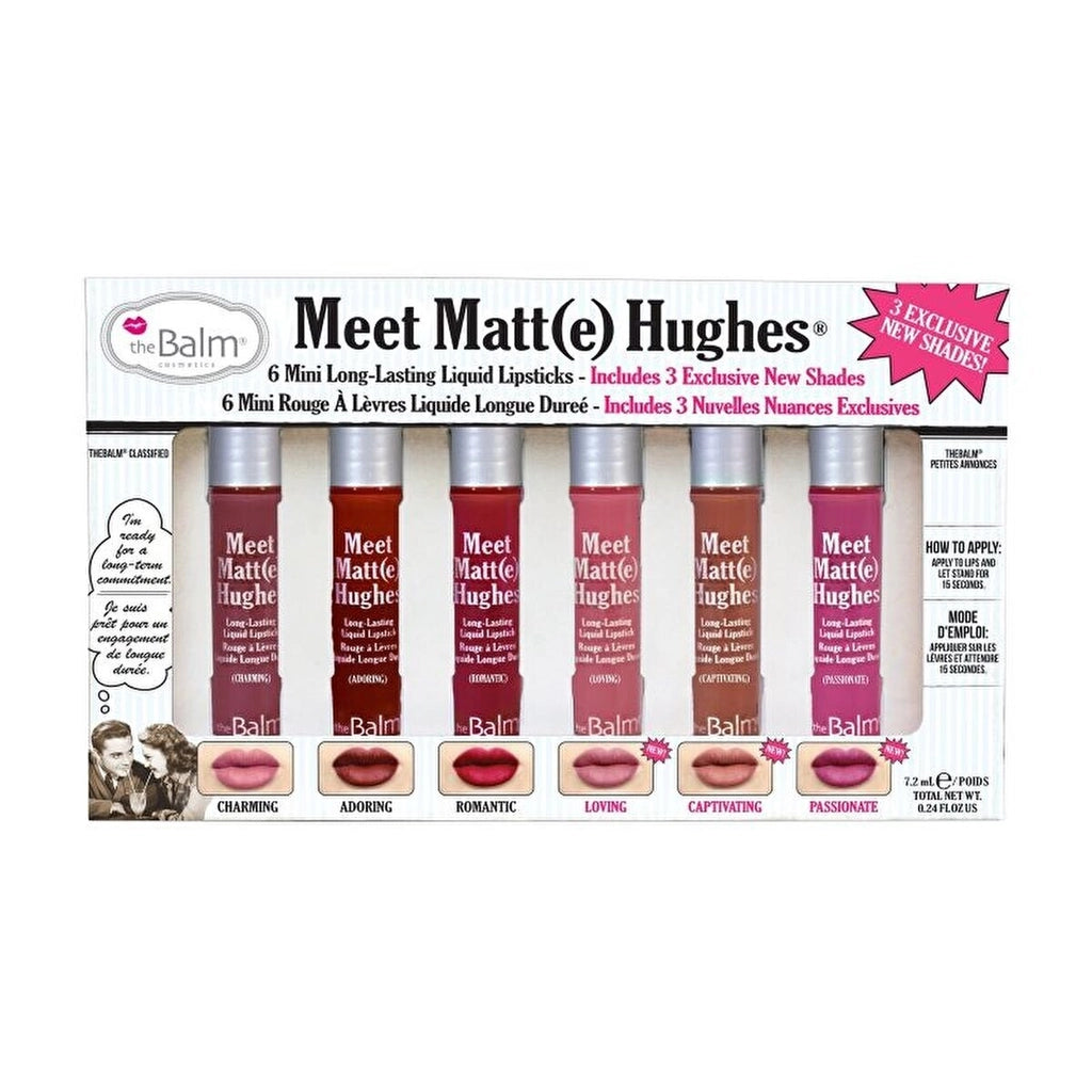 theBalm Meet Matte Hughes Ms. Nude York 6-Piece Lipstick Set
