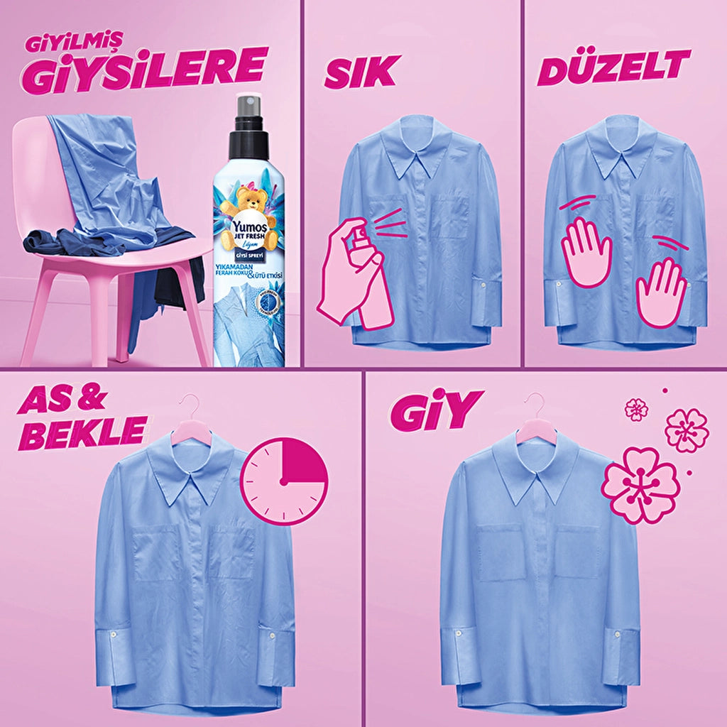 Yumoş Jet Fresh Spray Lilium 200 ml