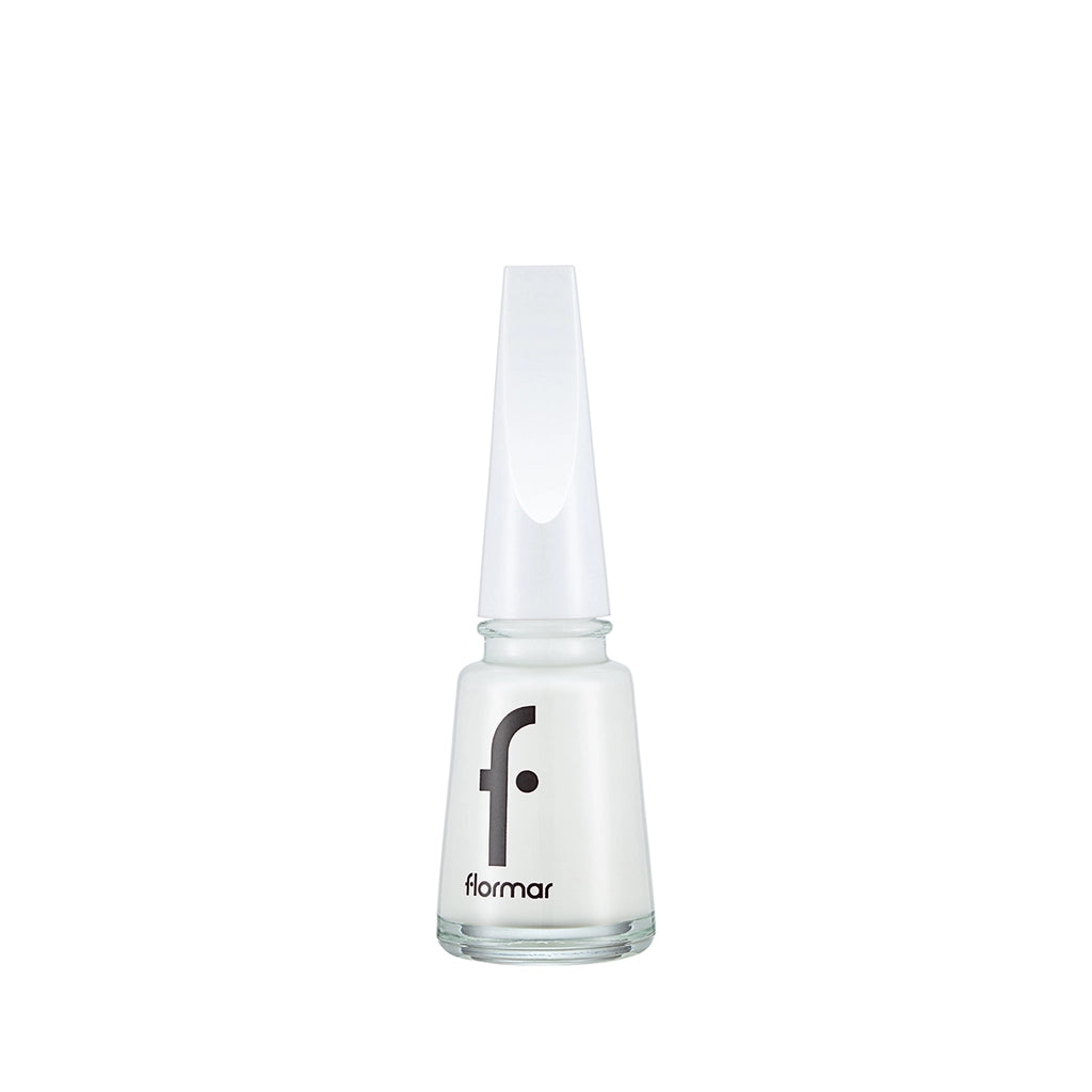 Flormar Nail Enamel Intensely Pigmented Nail Polish 310 Snow White
