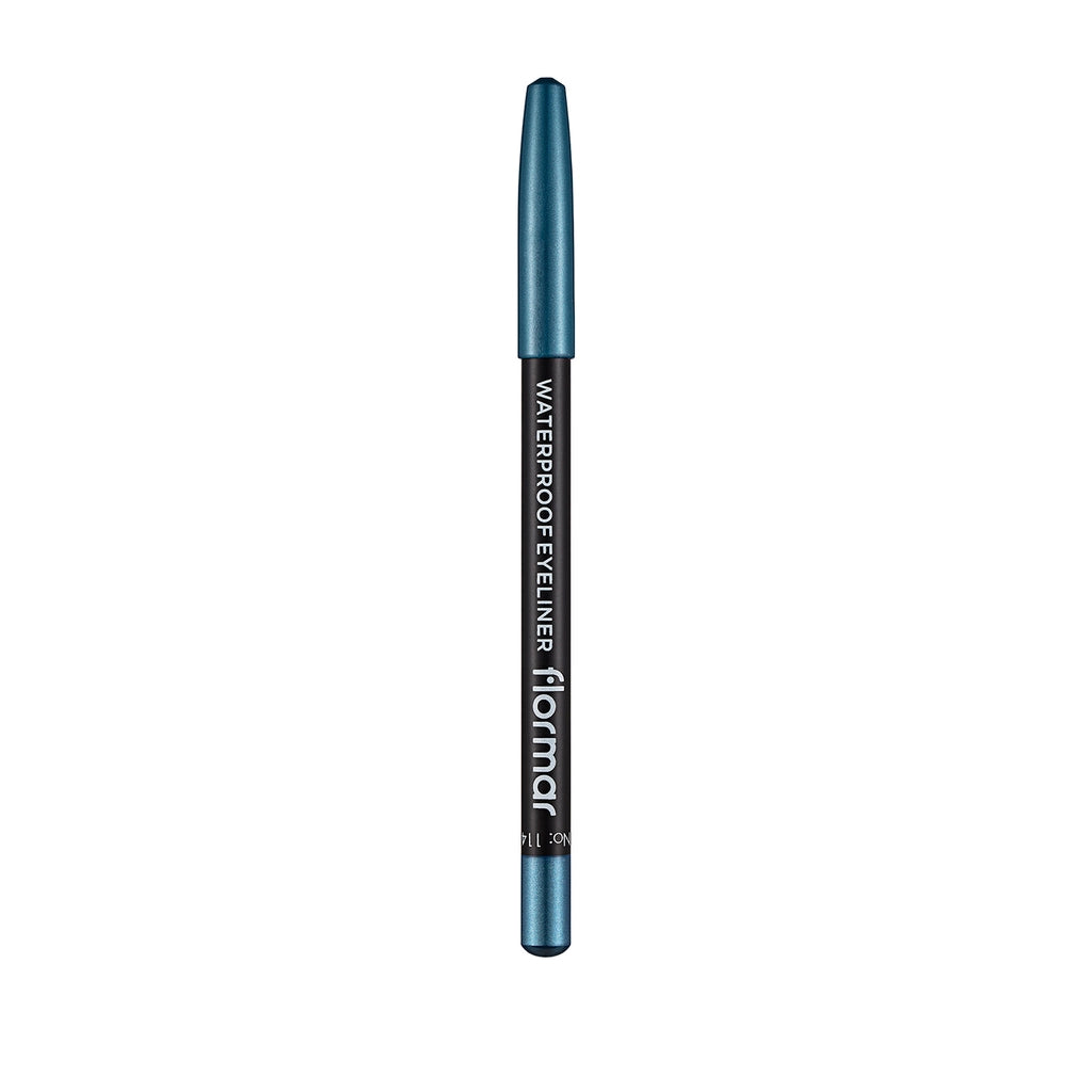 Flormar Waterproof and Intensely Pigmented Matte Eye Pencil 114 Blue Sky