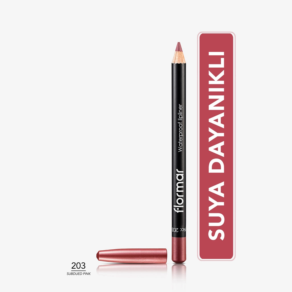 Flormar Waterproof and Intensely Pigmented Matte Lip Pencil 235 Undressed